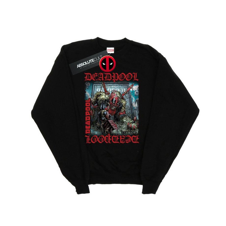 MARVEL Deadpool Here Lies Sweatshirt  