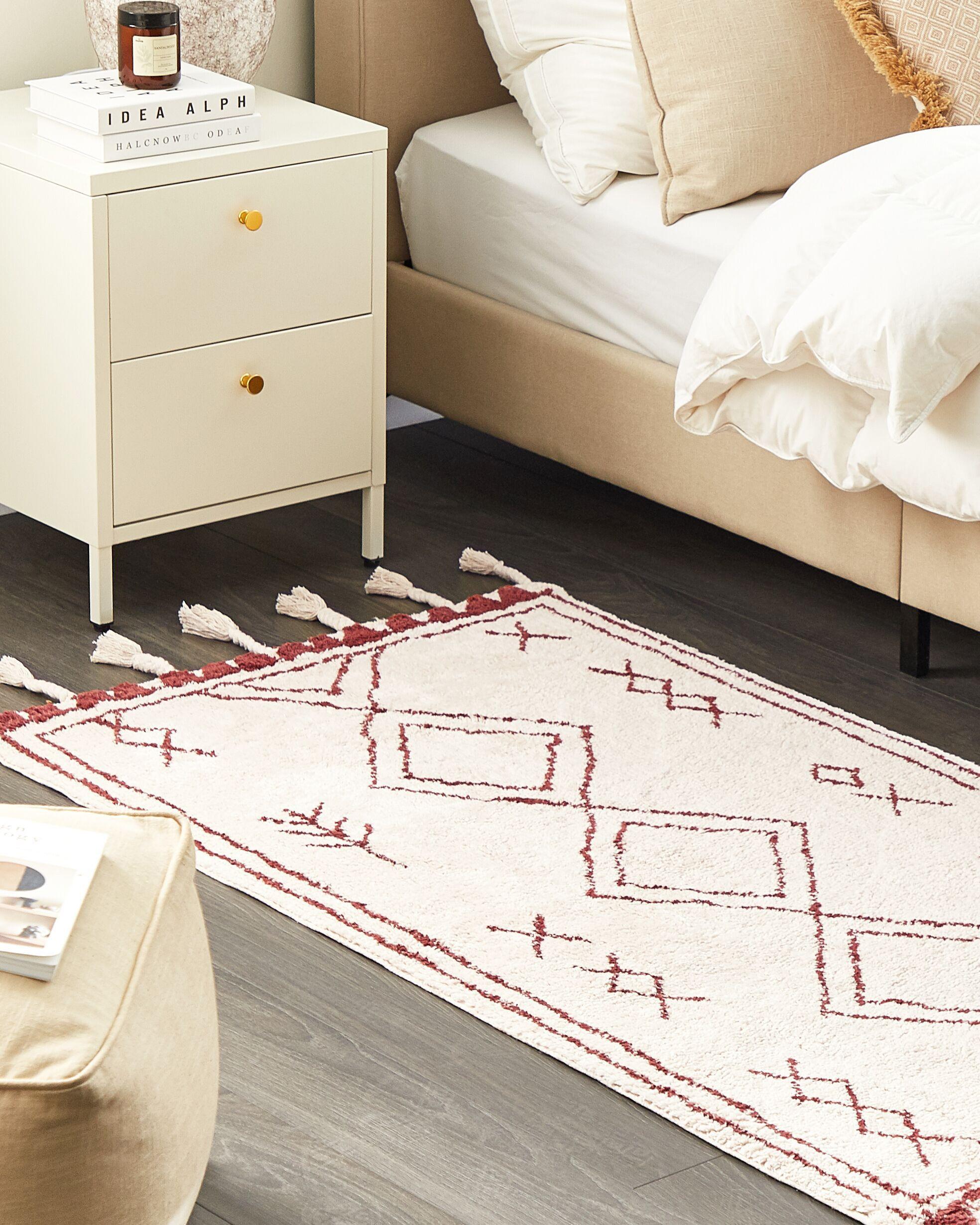 Beliani Tapis en Coton Moderne KENITRA  