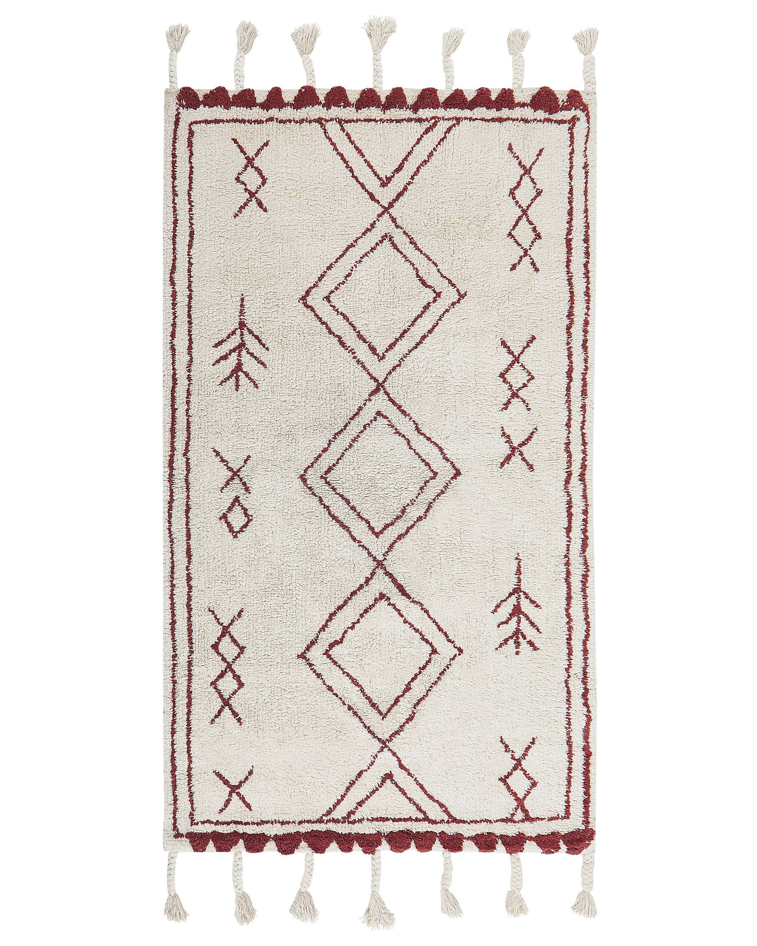 Beliani Tapis en Coton Moderne KENITRA  