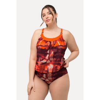 Ulla Popken  Tankini con top lungo, coppe morbide e spalline regolabili 