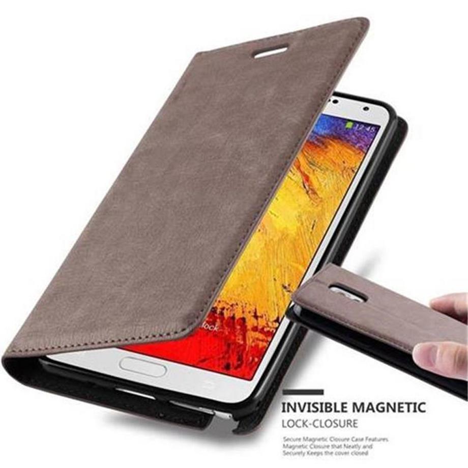 Cadorabo  Housse compatible avec Samsung Galaxy NOTE 3 - Coque de protection avec fermeture magnétique, fonction de support et compartiment pour carte 