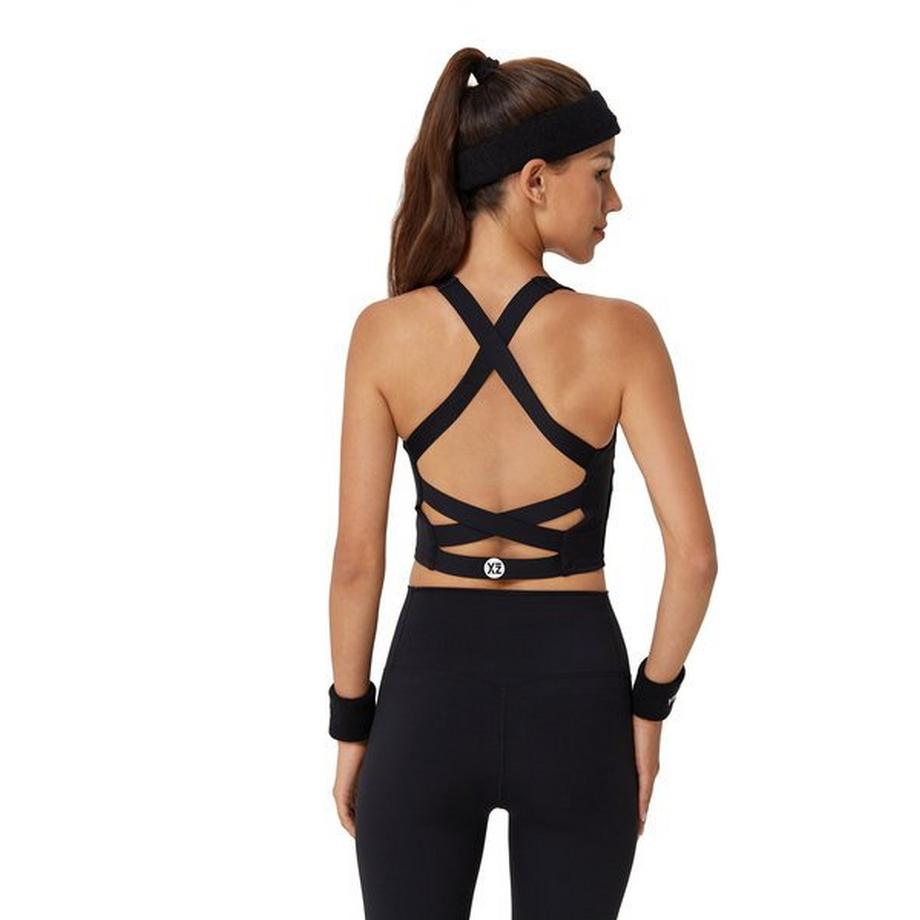 YEAZ  FAME Bandeau frontal et bandeaux de poignets - black magic 