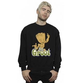 Guardians Of The Galaxy Groot I Am Groot Rundhals-Sweatshirt  