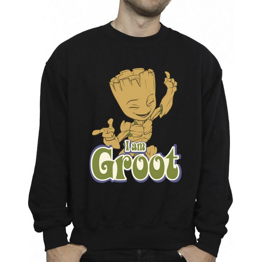 Guardians Of The Galaxy Groot I Am Groot Rundhals-Sweatshirt  