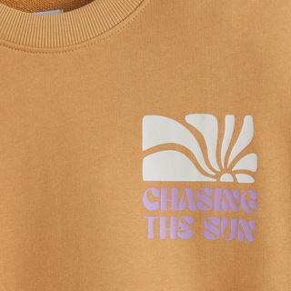 La Redoute Collections  Sweatshirt mit Rundhals und Message 