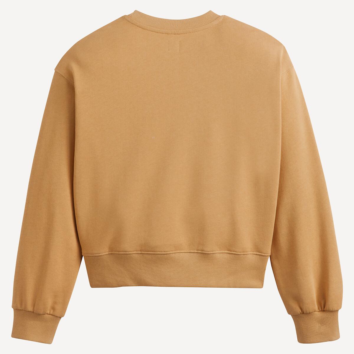 La Redoute Collections  Sweatshirt mit Rundhals und Message 