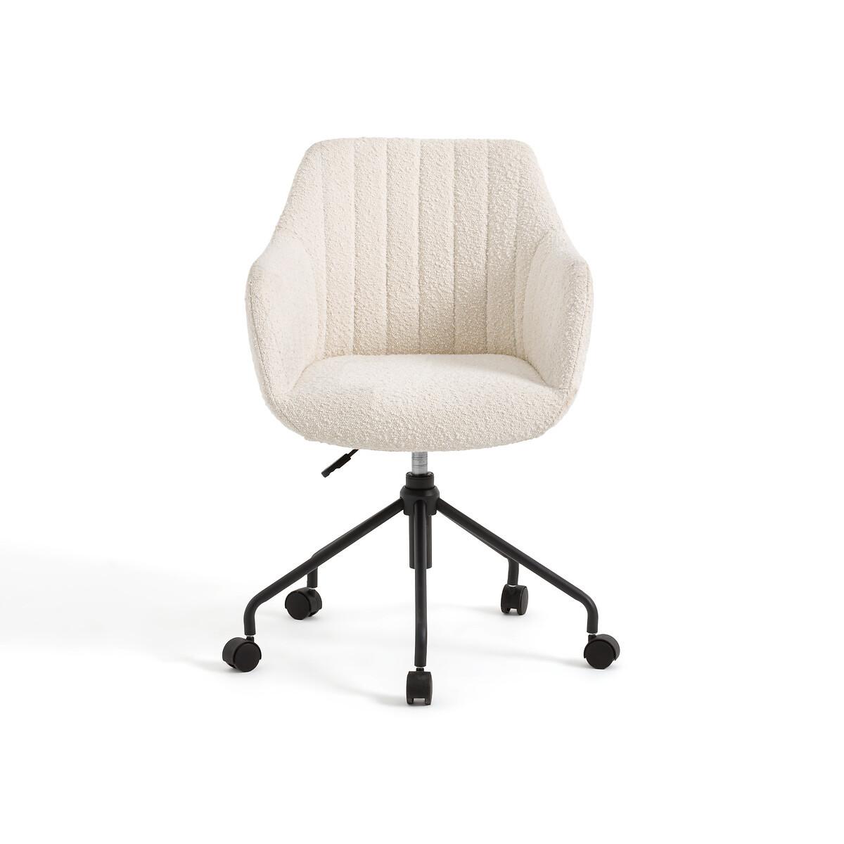 La Redoute Intérieurs Fauteuil de bureau tissu bouclette  