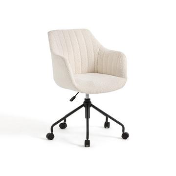 Fauteuil de bureau tissu bouclette