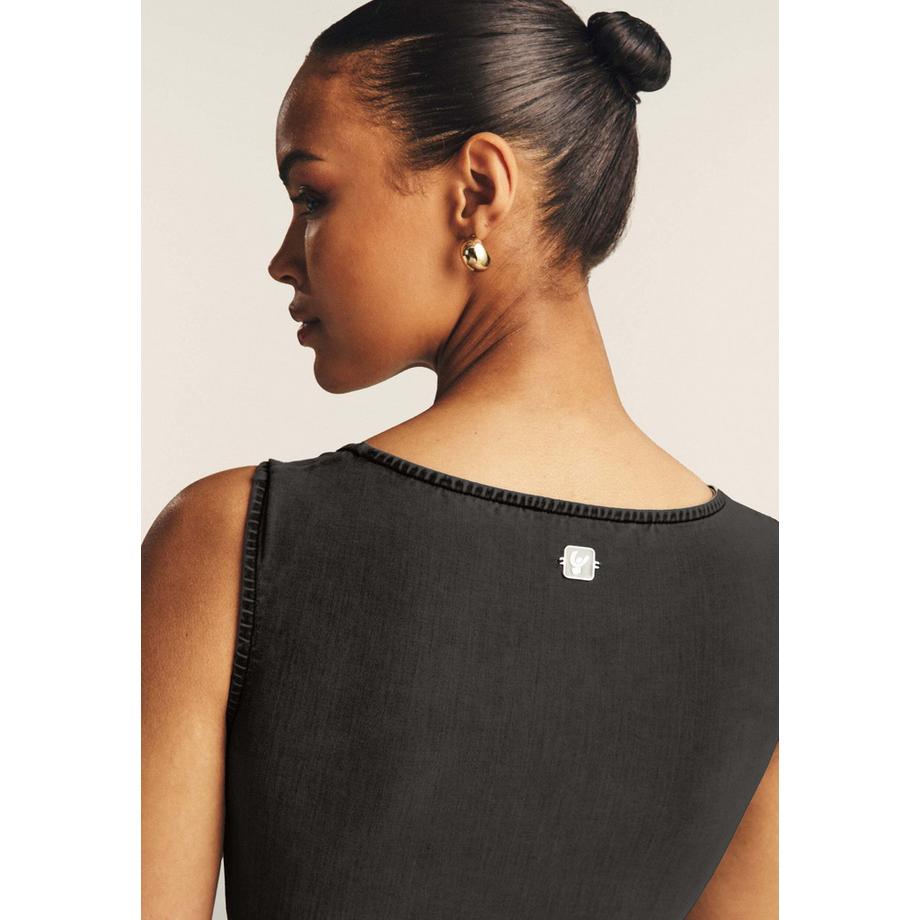 FREDDY S25WTWY3 Ärmelloser Body mit eckigem Ausschnitt  