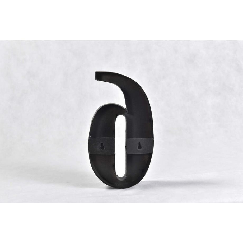 mutoni Chiffre déco "6" acier 31cm  