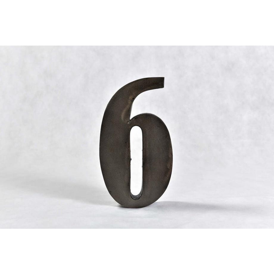 mutoni Chiffre déco "6" acier 31cm  