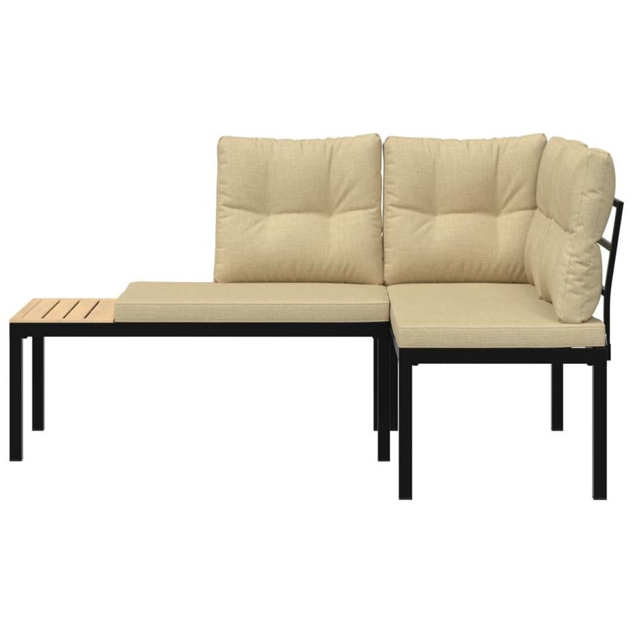 VidaXL Gartenbank stahl  