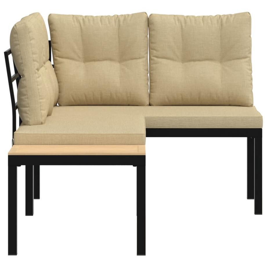 VidaXL Gartenbank stahl  