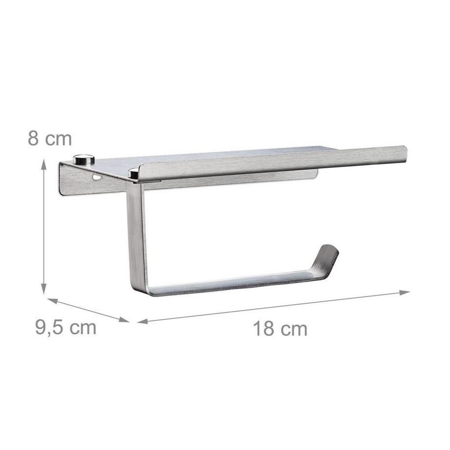 B2X  Toilettenpapierhalter mit Ablage 