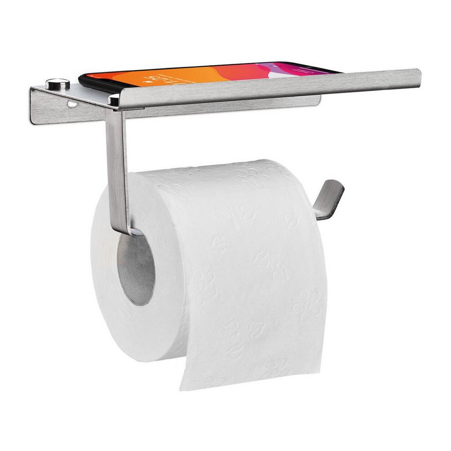 B2X  Toilettenpapierhalter mit Ablage 