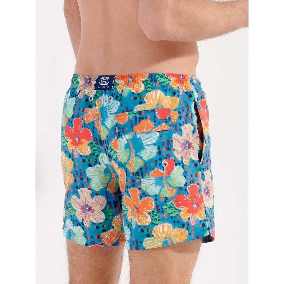 HOM Pantaloncini da bagno Oleander Stampa Floreale  