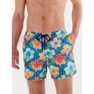 HOM Oleander Pantaloncini da bagno con motivo floreale  