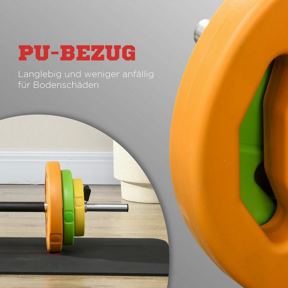 HOMCOM  Ensemble d'haltères 