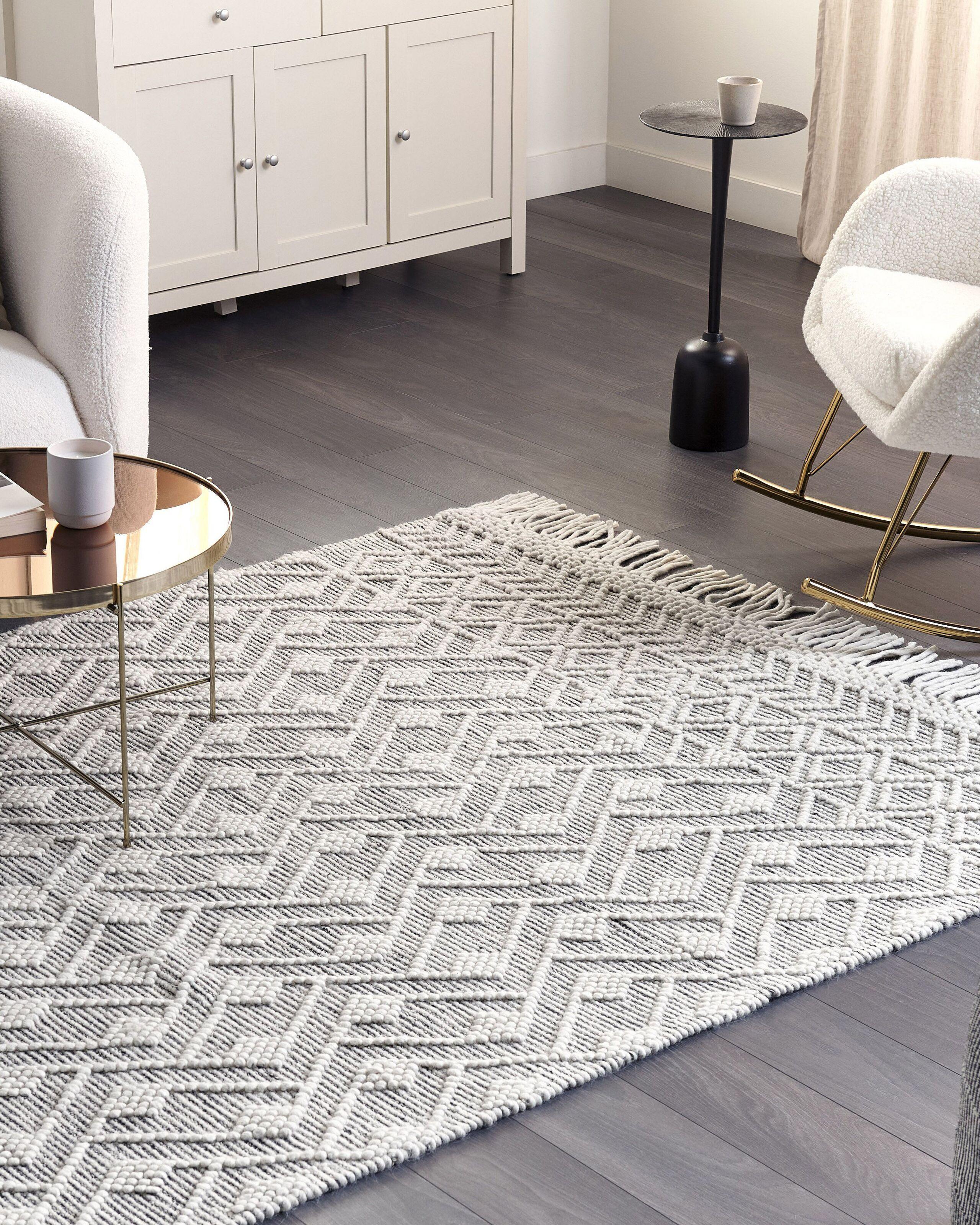 Beliani Tapis en Laine Boho KAVAK  