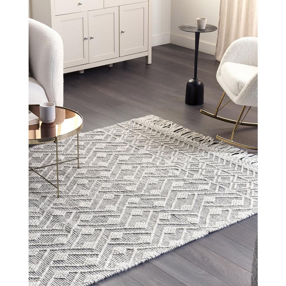 Beliani Tapis en Laine  KAVAK  