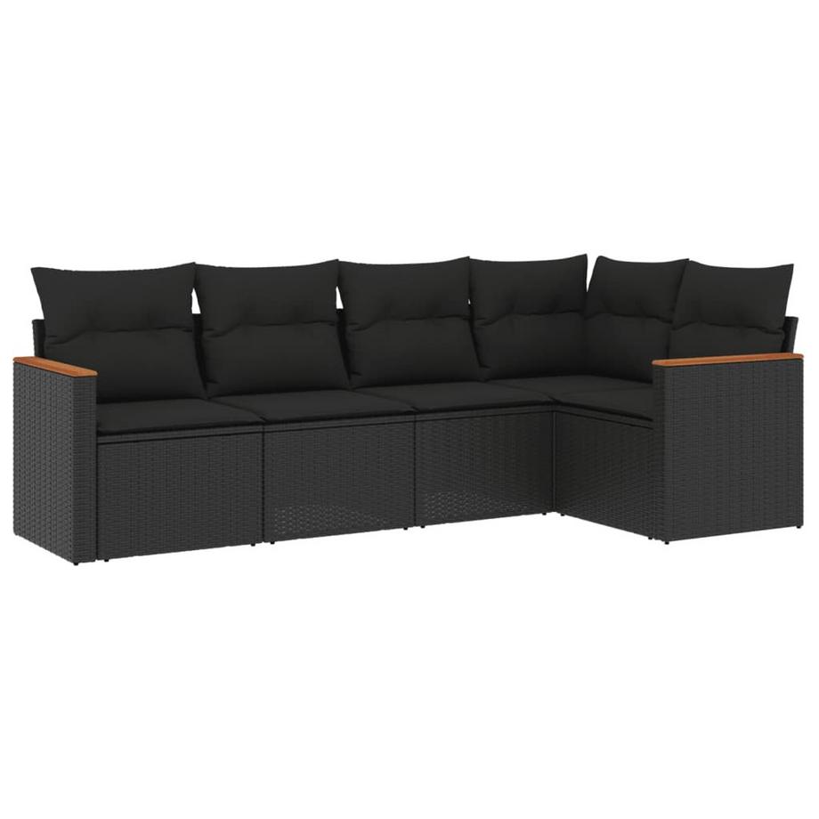 set divano da giardino Polirattan