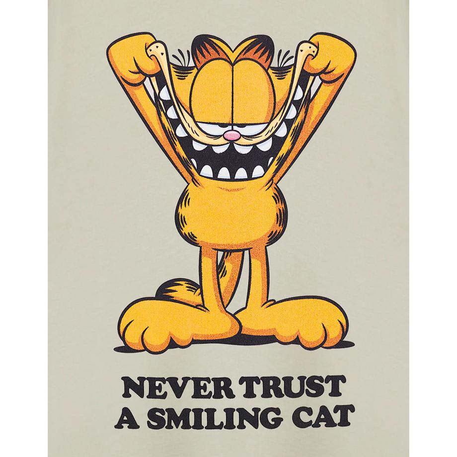Garfield  T-ShirtManches Courtes Style Chat Souriant 