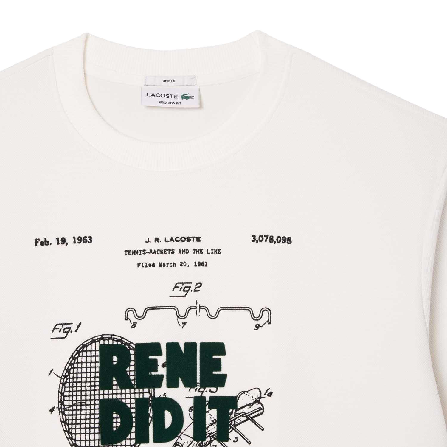 LACOSTE Sweatshirt mit gesticktem Logo  