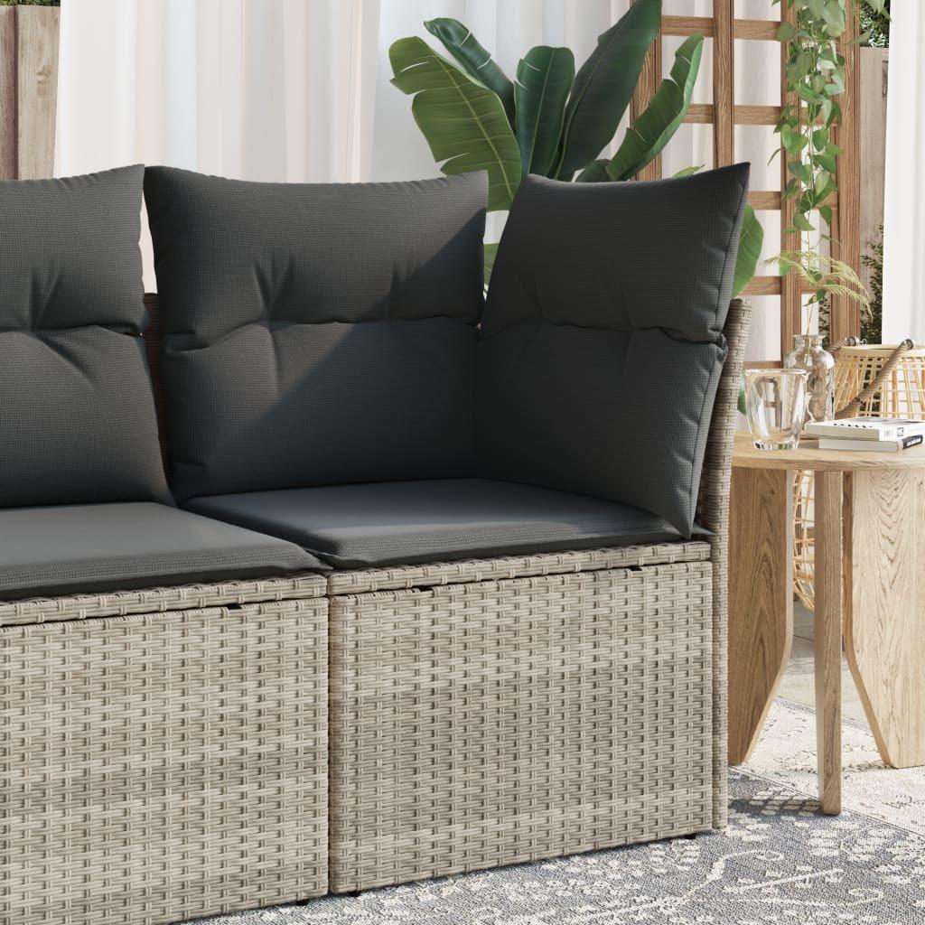 VidaXL Canapé de jardin rotin synthétique  