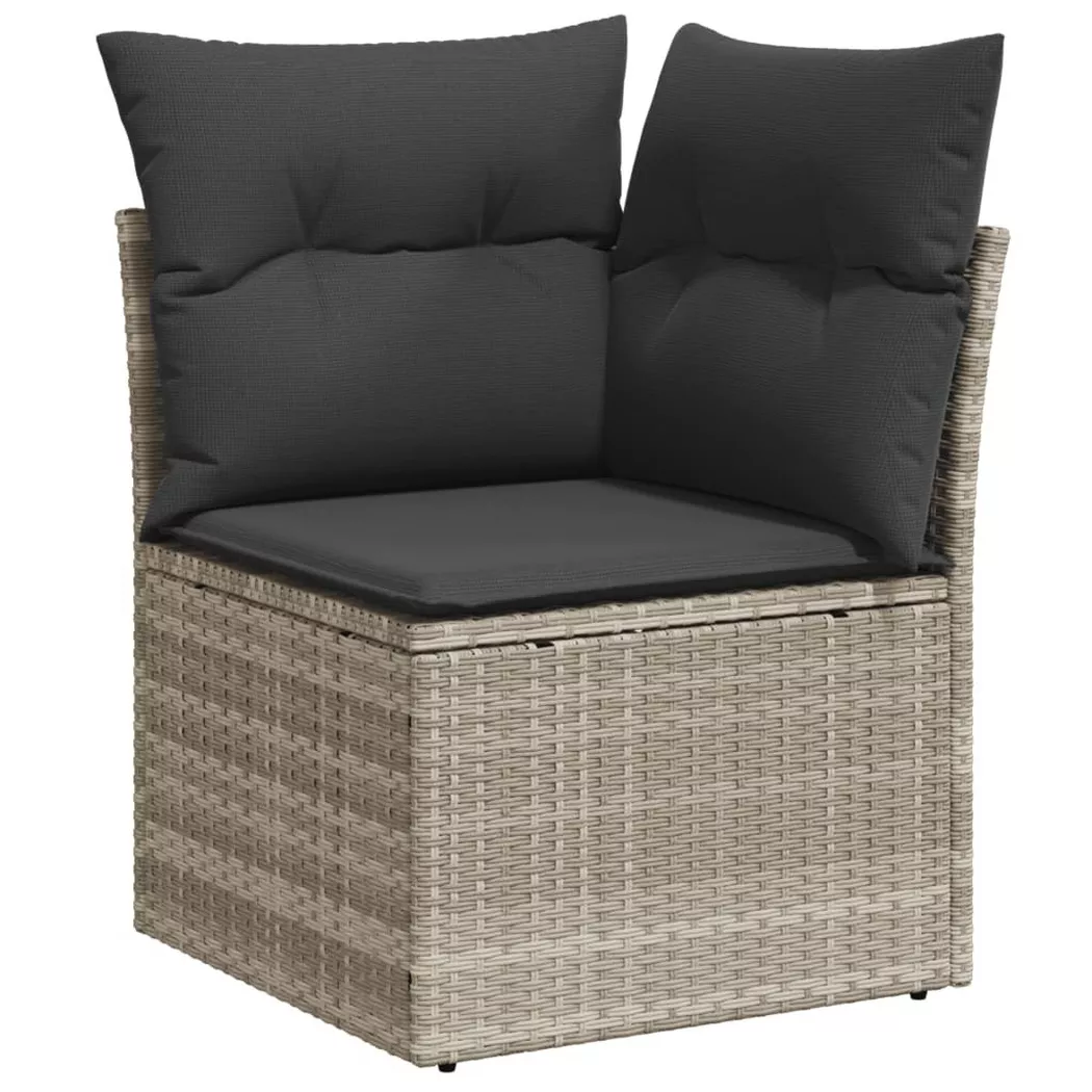 VidaXL - Canapé de jardin rotin synthétique, One Size, Gris