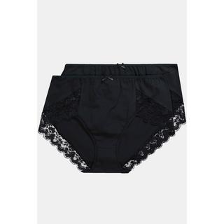 Ulla Popken Culottes hautes lot de 2 dentelle  