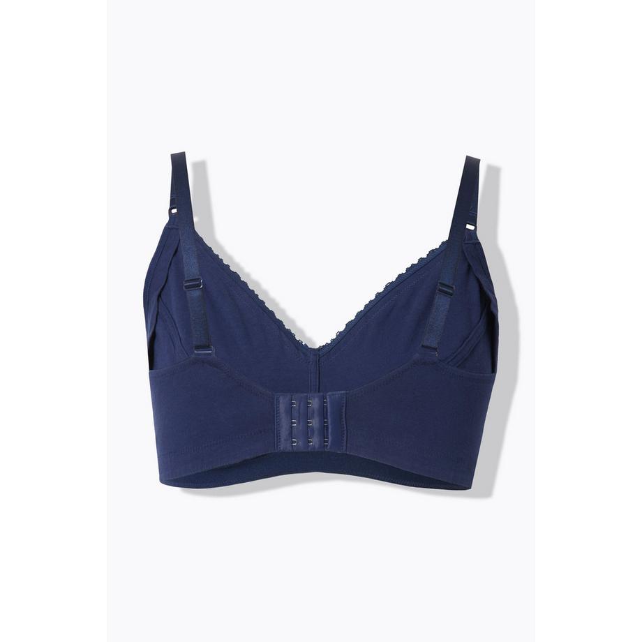 Ulla Popken Bellieva Soutien-gorge d'allaitement Bords en dentelle Ouverture sur le devant  