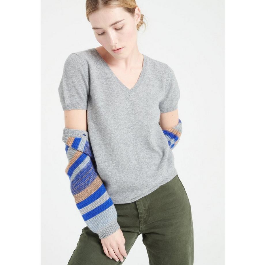 Studio Cashmere8 LILLY 14 Maglia Scollo a V Maniche Corte  