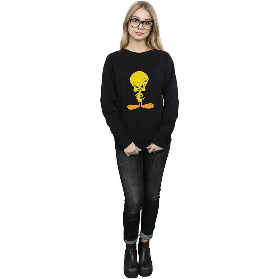 LOONEY TUNES Tweety Bird Angry Print Sweatshirt  