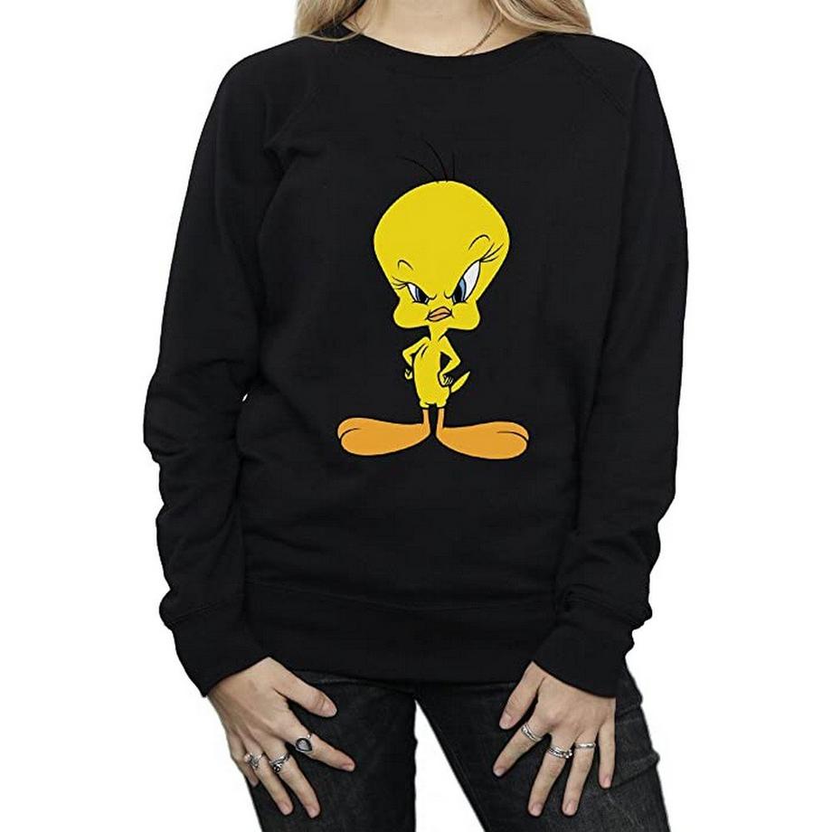 LOONEY TUNES Tweety Bird Angry Print Sweatshirt  