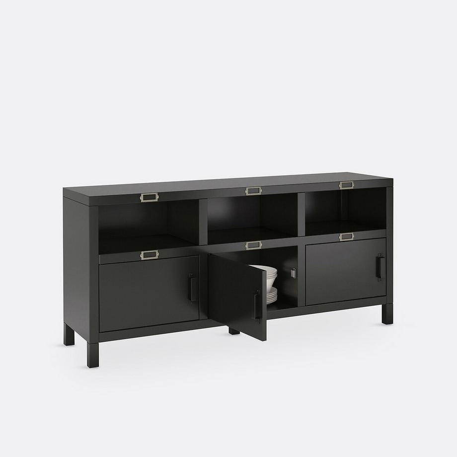 La Redoute Intérieurs  Buffet 3 portes acier Hiba 