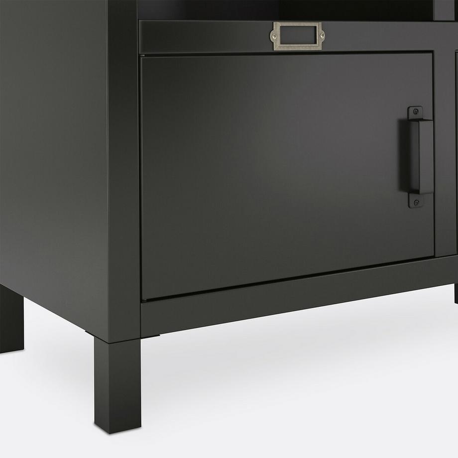 La Redoute Intérieurs  Buffet 3 portes acier Hiba 