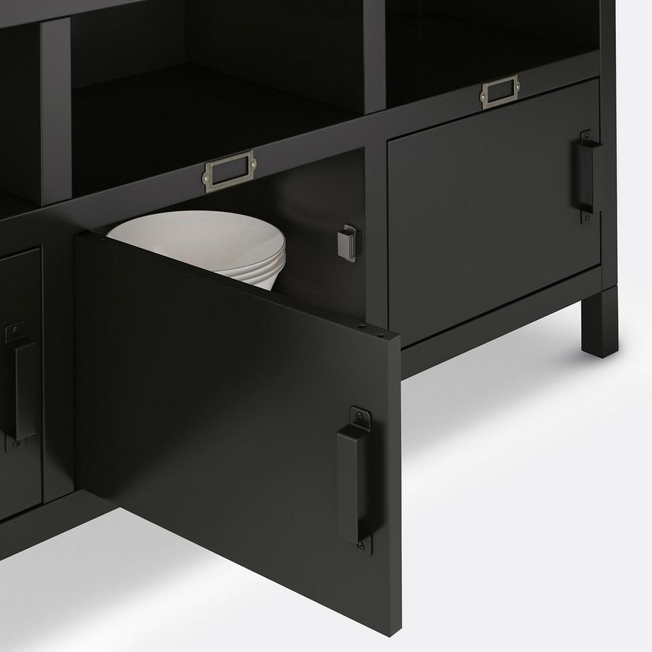 La Redoute Intérieurs  Buffet 3 portes acier Hiba 