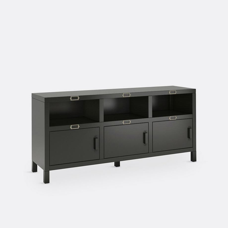 La Redoute Intérieurs  Buffet 3 portes acier Hiba 