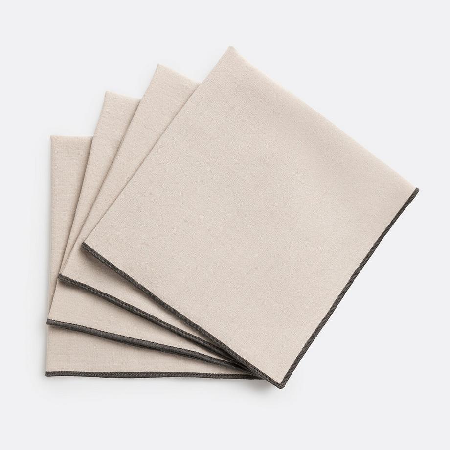 Lot de 4 serviettes de table
