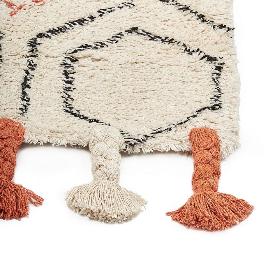 Beliani Tapis en Coton  HAJIPUR  