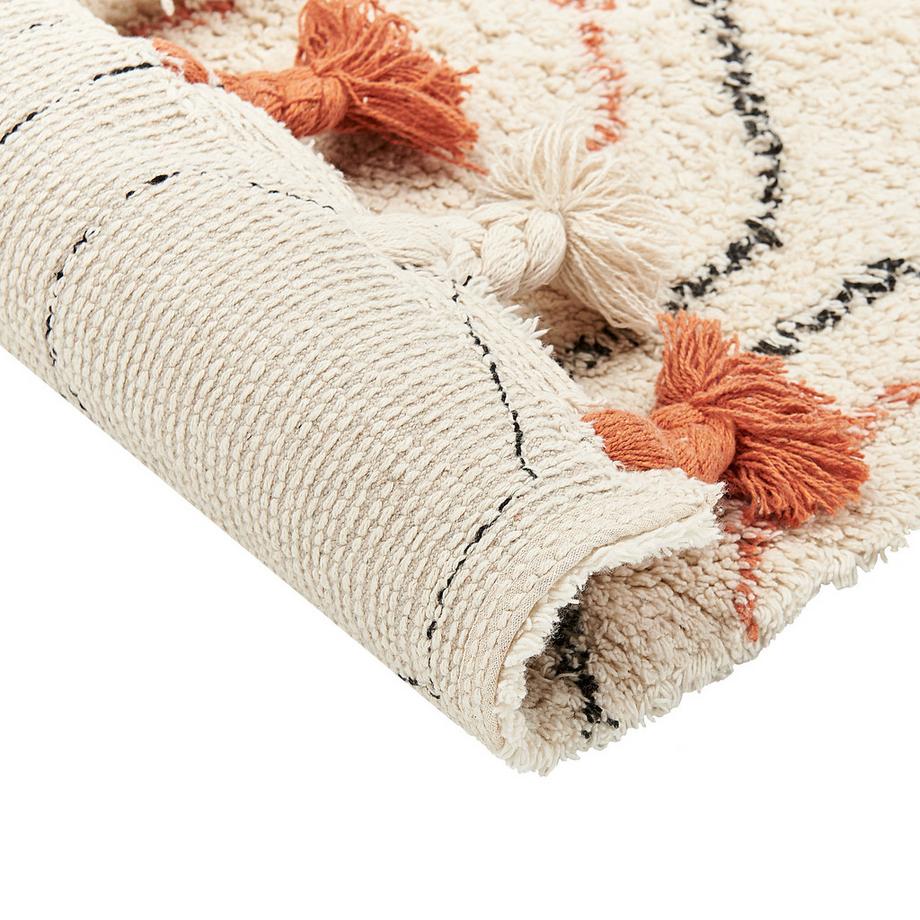 Beliani Tapis en Coton  HAJIPUR  