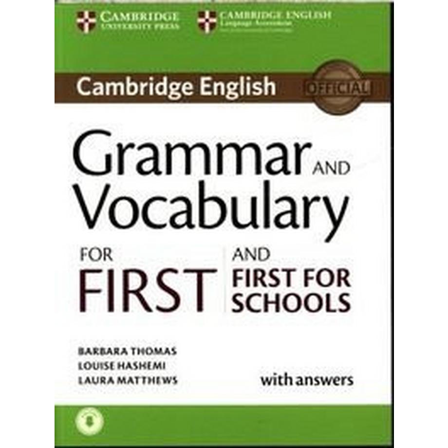 Cambridge University Press  Grammar and Vocabulary for First and First for Schools Book with Answers 