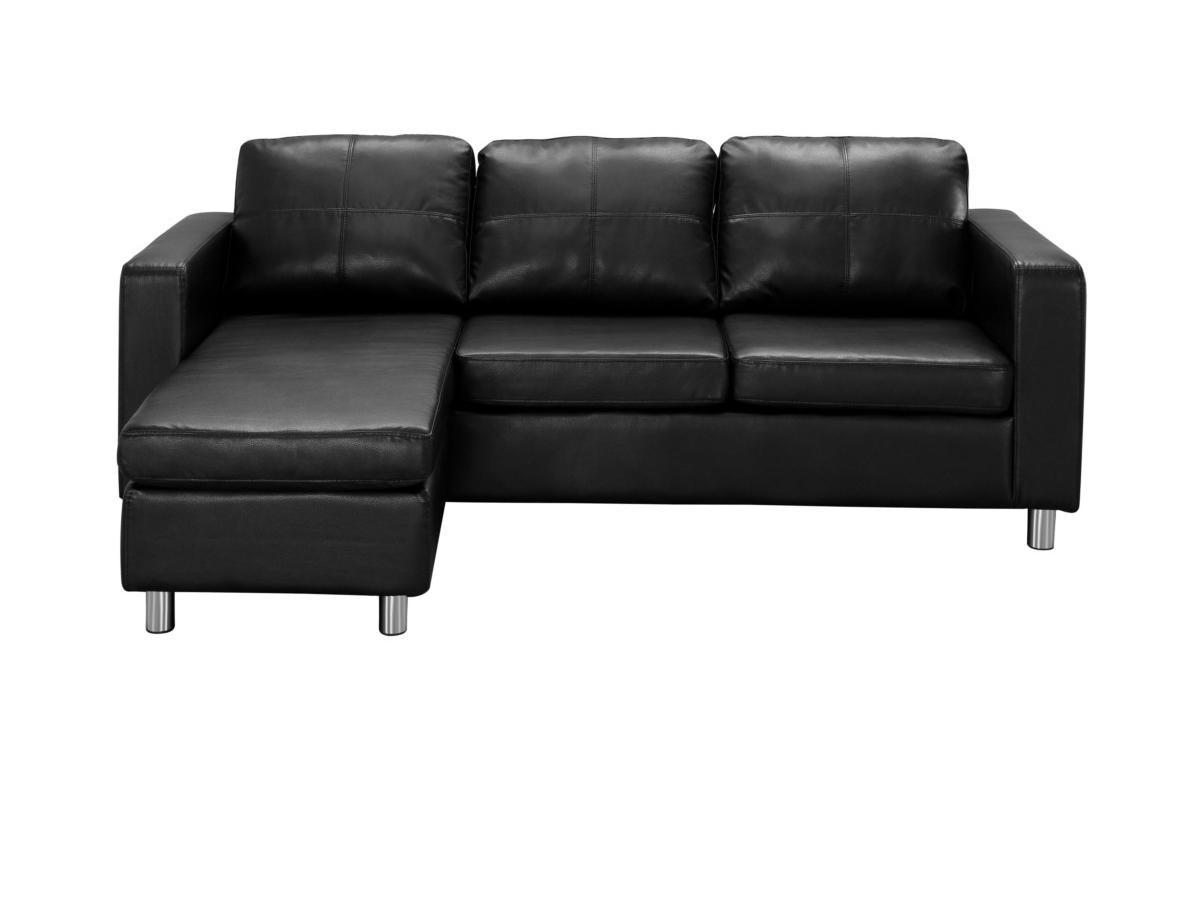 Vente-unique Ecksofa Kunstleder ACKLEY  