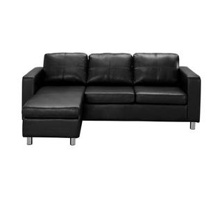 Vente-unique Ecksofa Kunstleder ACKLEY  