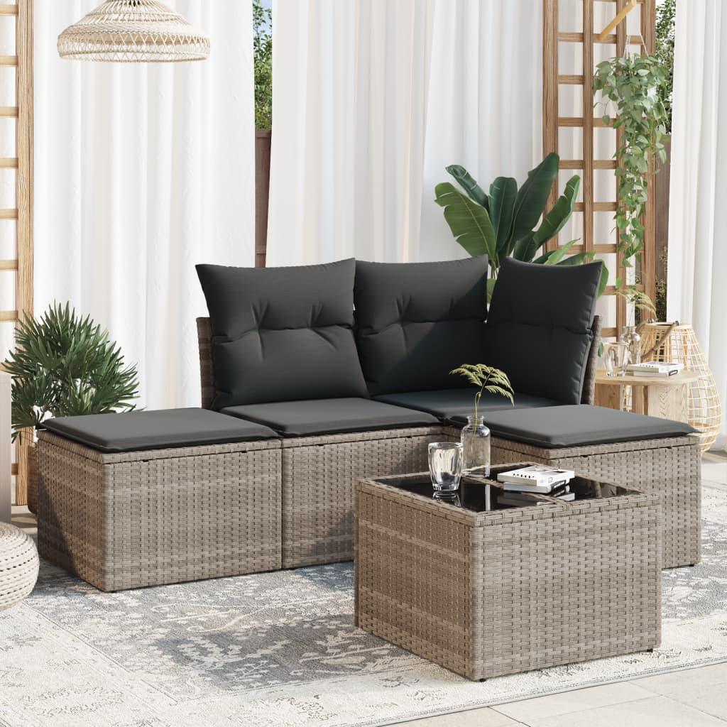 VidaXL Garten sofagarnitur poly-rattan  