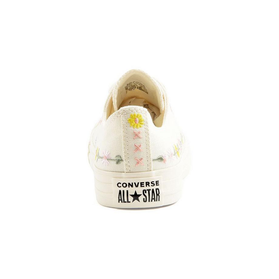 CONVERSE Chuck Taylor All Star Embroidered Flowers Low Top Sneakers  