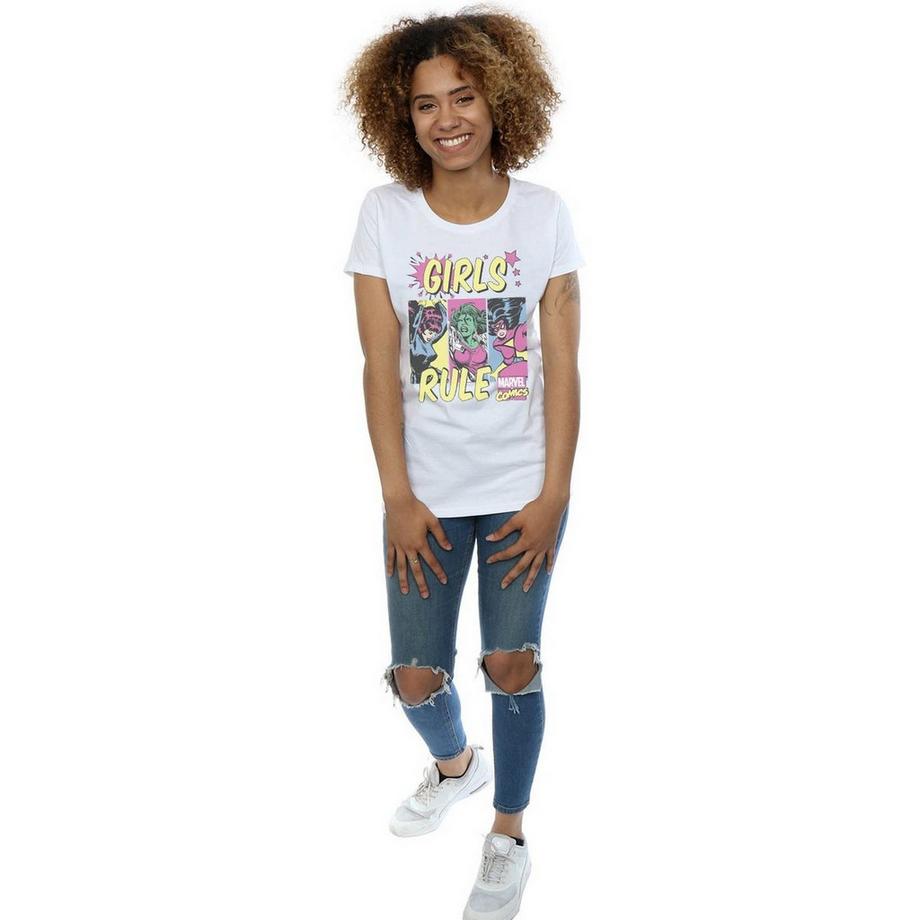 Marvel Comics  T-ShirtGirls Rule 