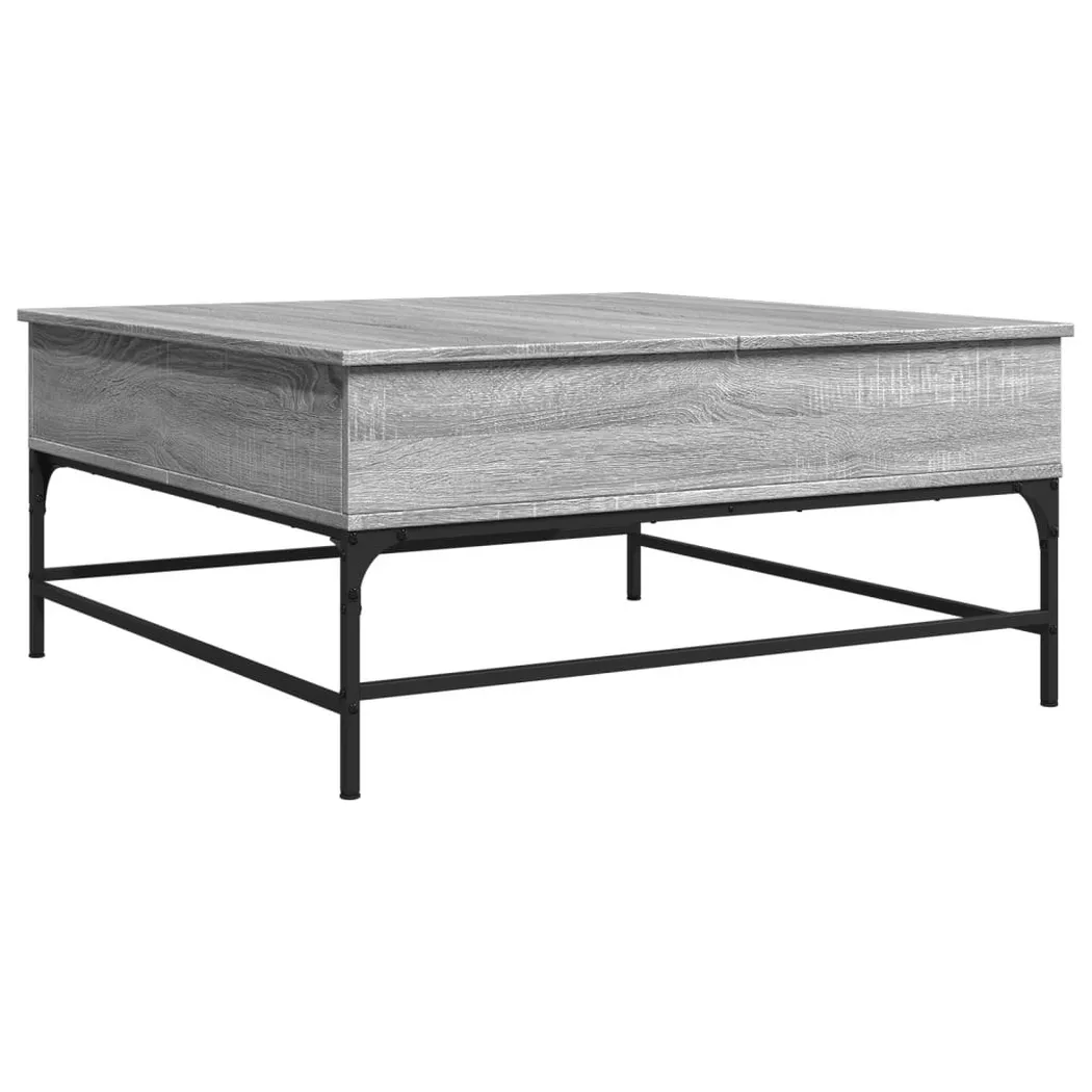 VidaXL - Table basse métal, One Size, Gris