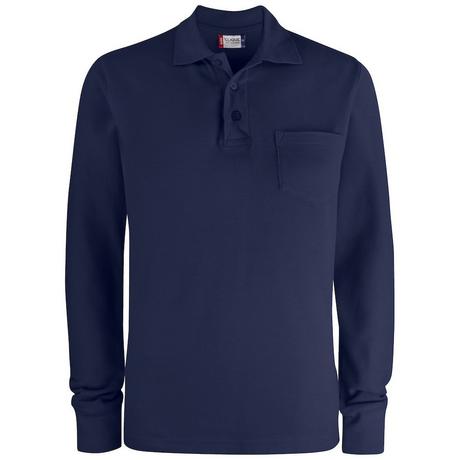 Clique Langärmliges Poloshirt  