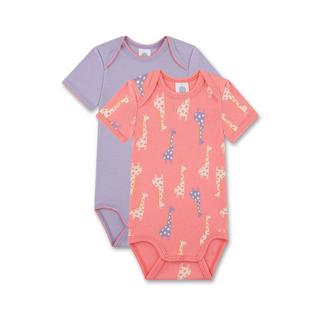 Sanetta  Mädchen Body 2er Pack kurzarm Giraffe 